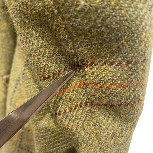 Vintage Green Country Check Tweed Jacket - Picture 5 of 6